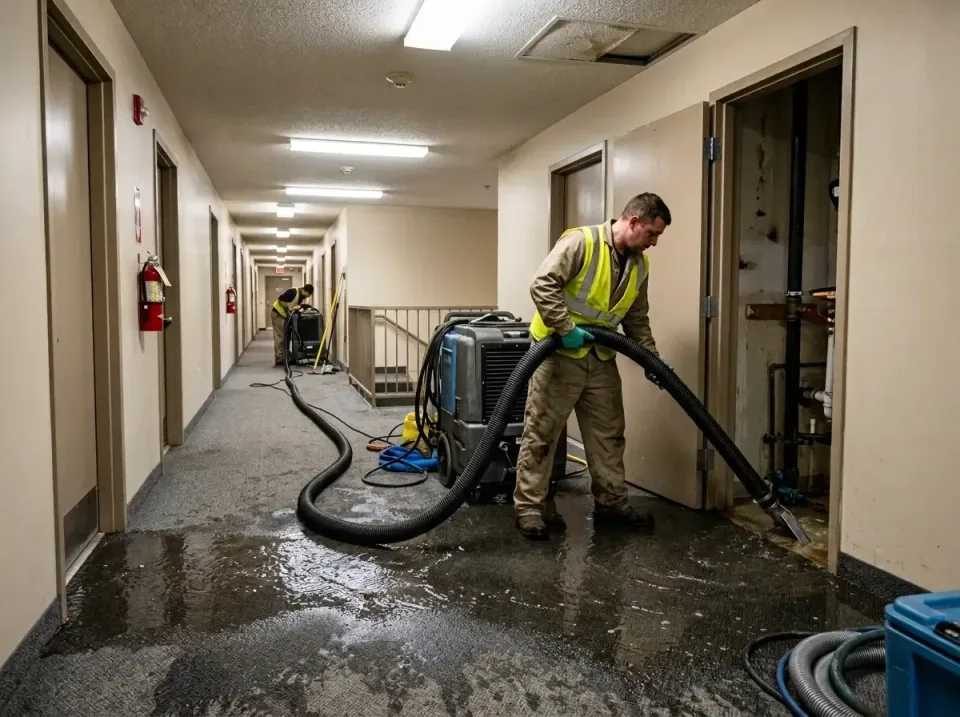 multi-unit-apartment-hallway-f-005 — frequently asked questions, Emergency Burst Pipe Water Extraction & Removal in Chattano…